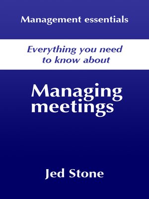 cover image of Managing meetings